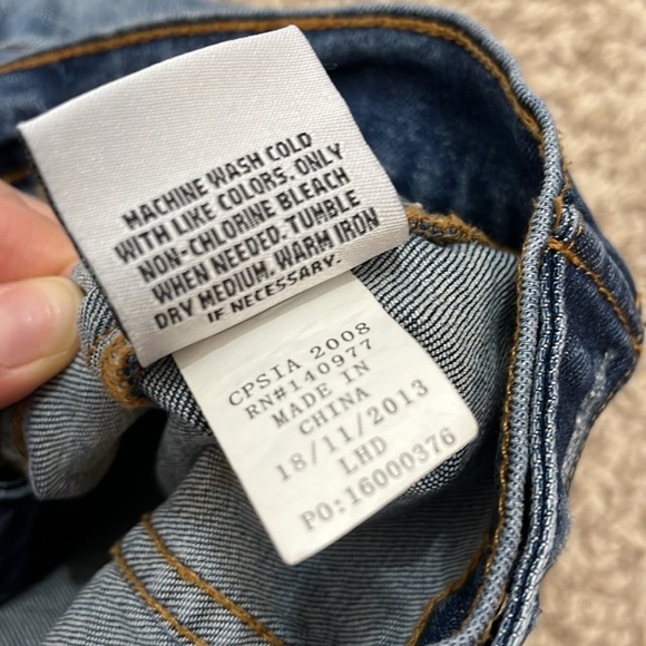 Hudson Denim Distressed Vest - Size Girls Small - Picture 8 of 8